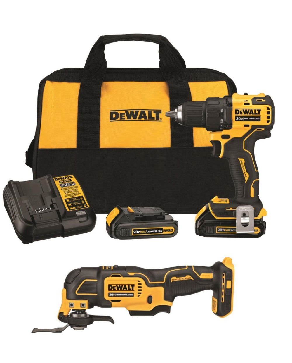 DEWALT 20V MAX 2 Tool Combo Kit - Flockneti