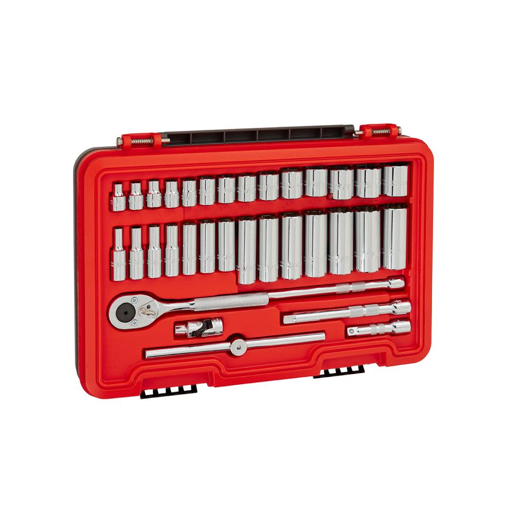 Proto Socket Set 3/8 DR 63pc SAE & MM 6pt - Flockneti