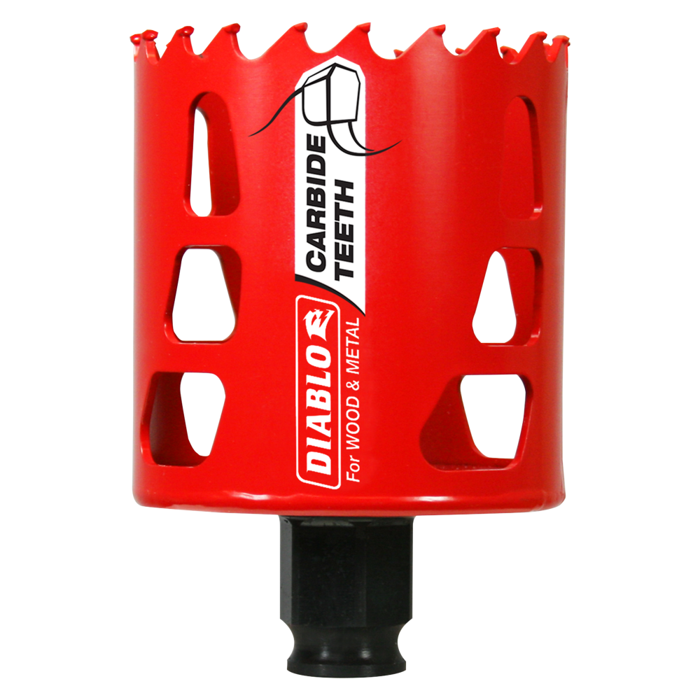 Diablo Tools 2-3/8″ (60mm) Carbide-Tip Wood & Metal Holesaw - Flockneti