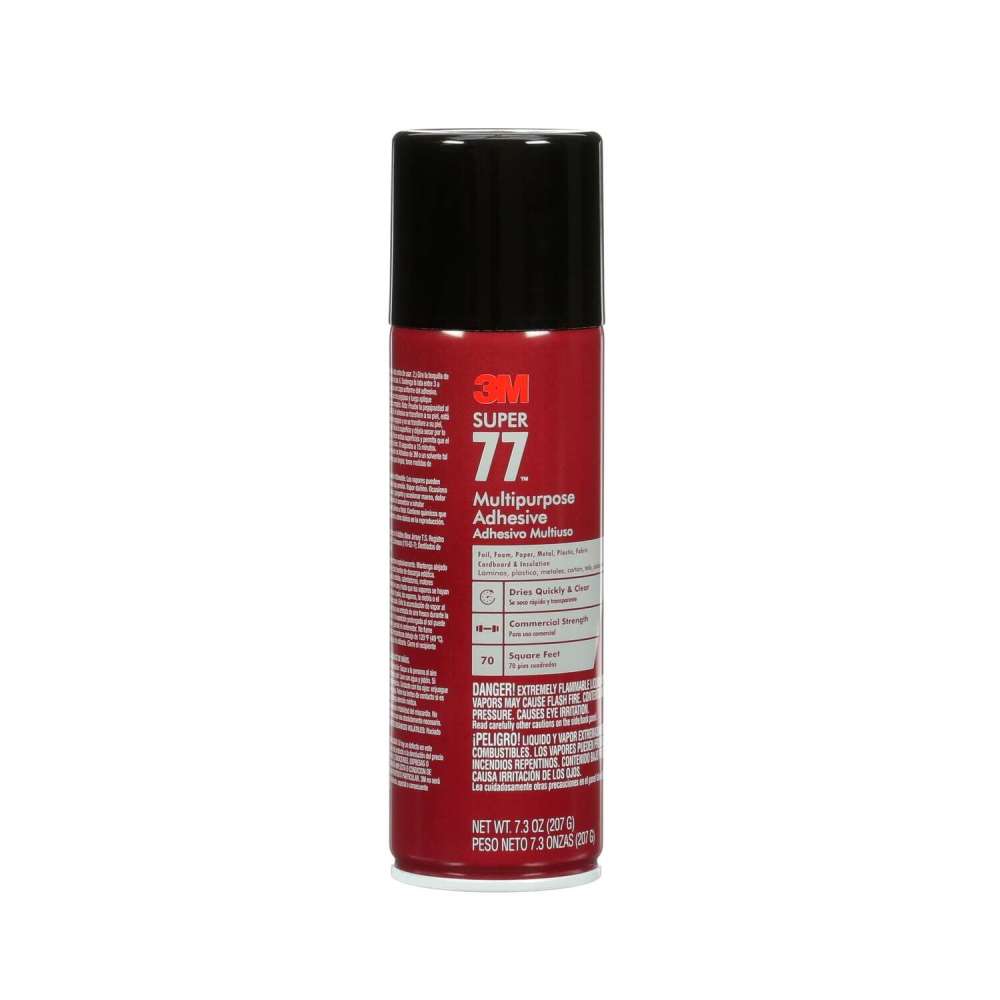 3M 7oz Super 77 Medium Strength SolventResistant Liquid Adhesive - Flockneti