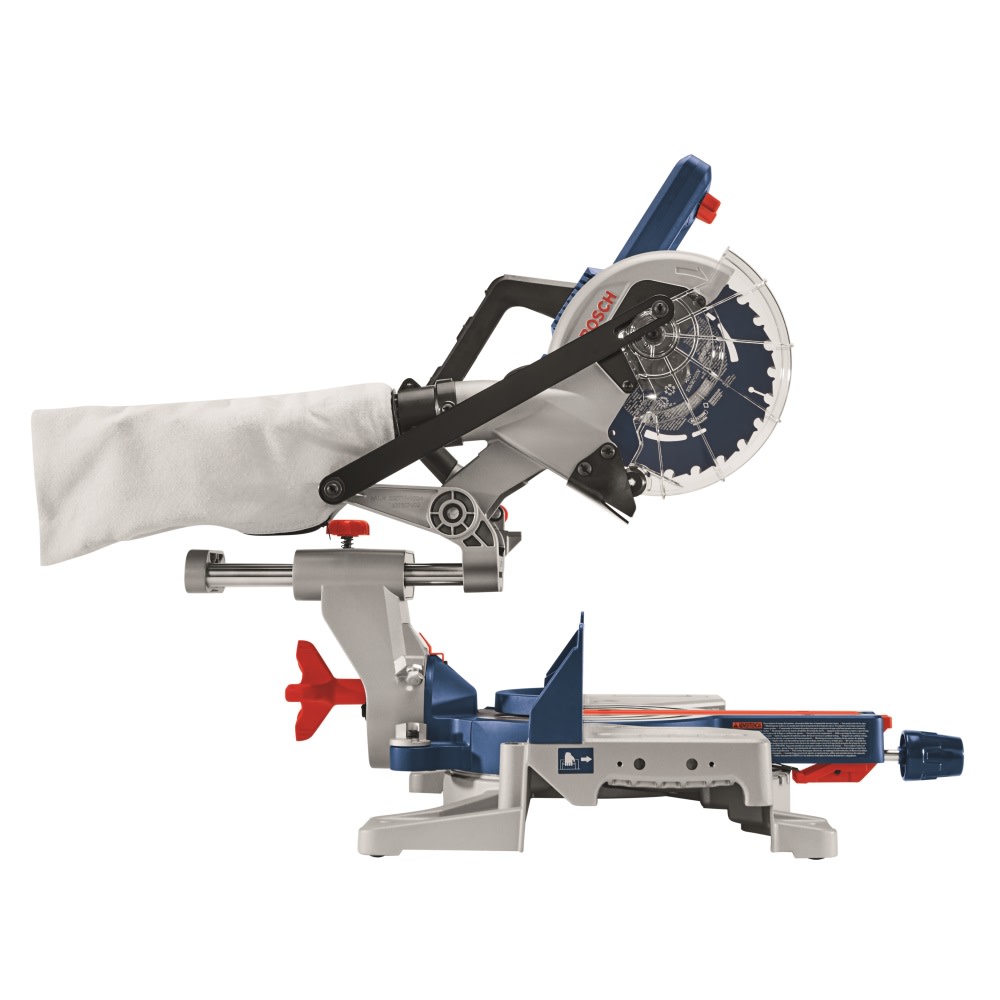Bosch PROFACTOR 18V Surgeon Miter Saw Kit 7 1/4″ Single Bevel Slide with CORE18V 8.0 Ah PROFACTOR Performance Battery - Flockneti