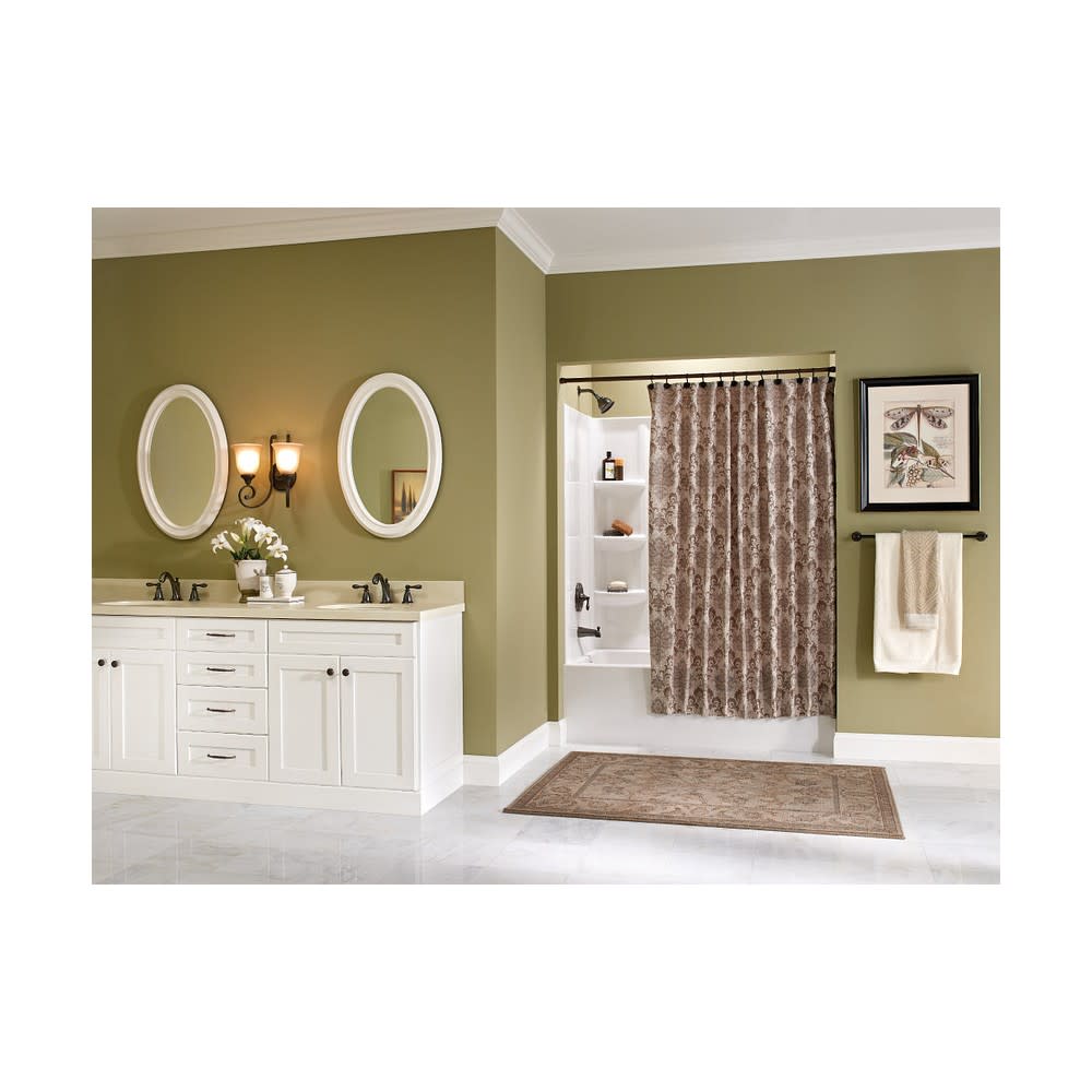 Moen Caldwell Bathroom Lavatory Faucet Bronze 2 Handle High Arc - Flockneti