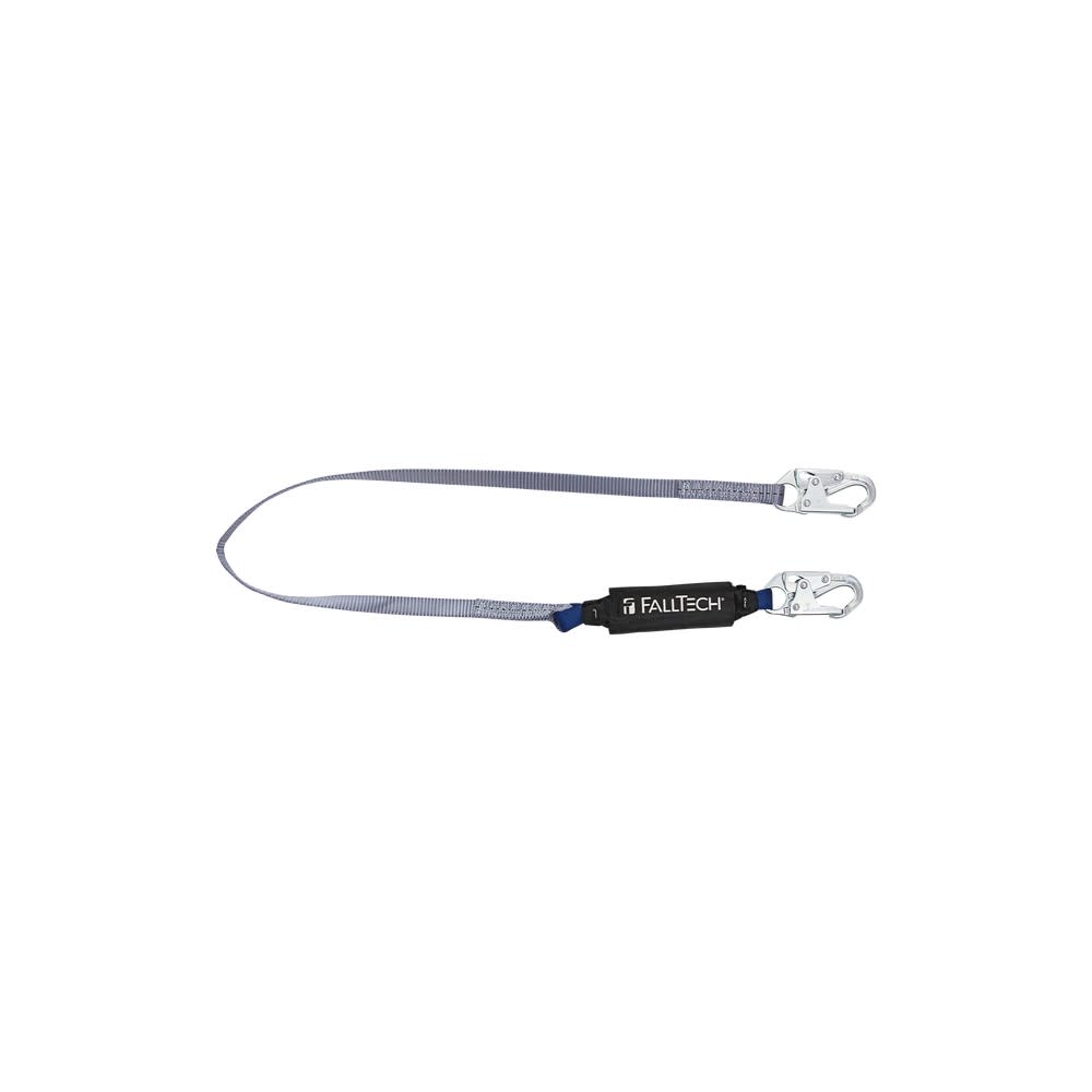 Falltech ViewPack 6′ Single Leg Energy Shock Absorbing Lanyard - Flockneti