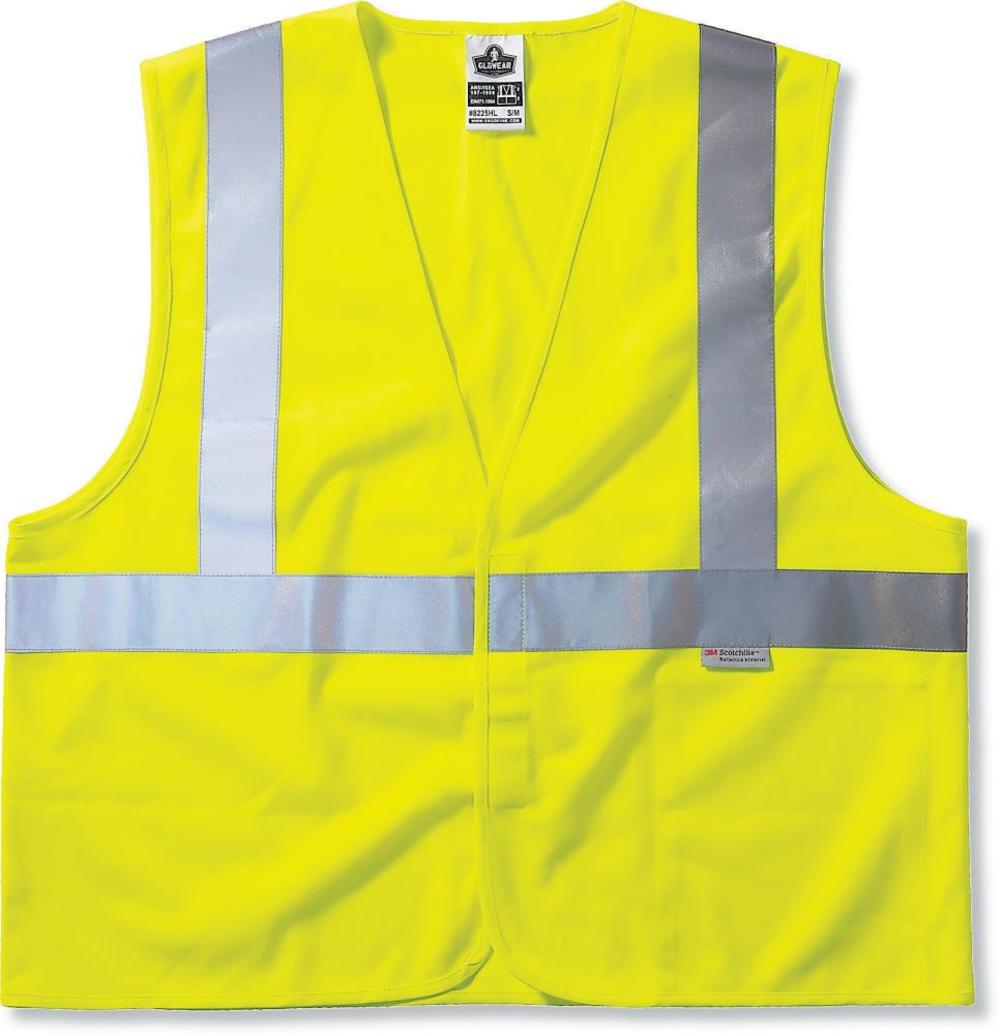 Ergodyne GloWear 8255HL Class 2 Lime Green FR Safety Vest – 4X/5X GloWear 8255HL Class 2 Lime Green FR Safety Vest – 4X/5X - Flockneti