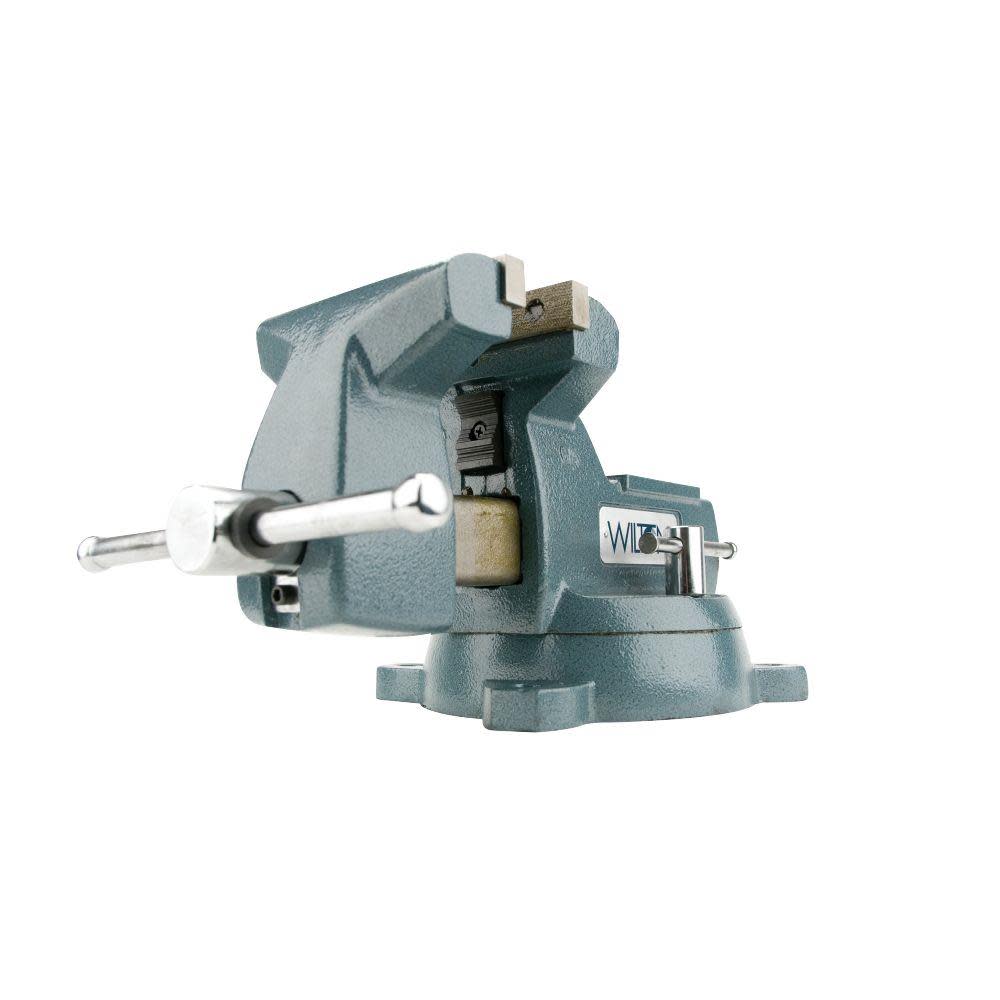 Wilton Mechanics Vises 6 In. Jaw with Swivel Base - Flockneti