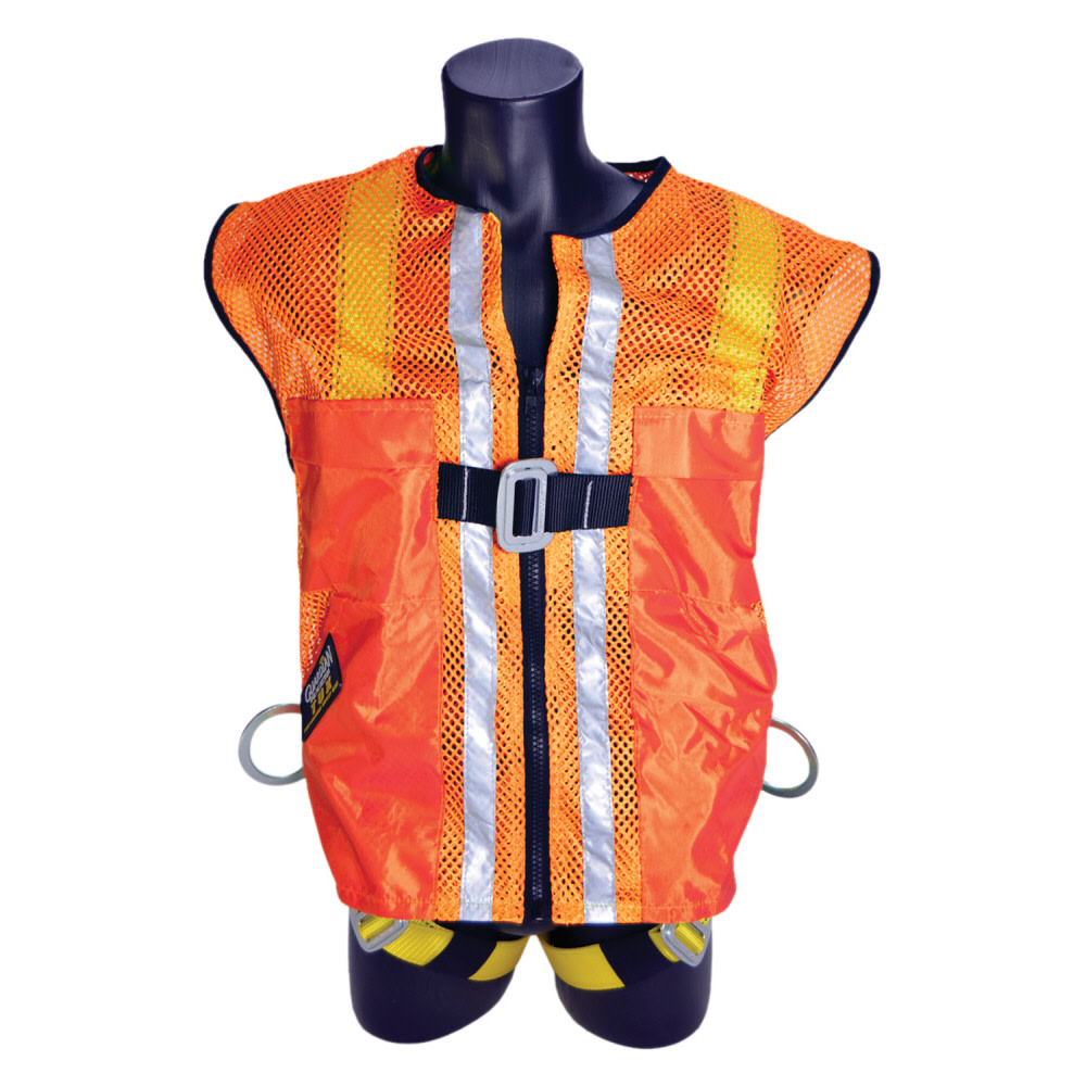 Guardian Fall Protection Mesh Construction Tux Harness – M – Orange - Flockneti