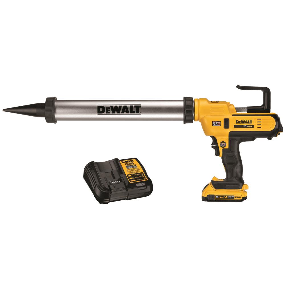 DEWALT 20 V MAX* 300 to 600 mL Sausage Pack Adhesive Gun Kit - Flockneti