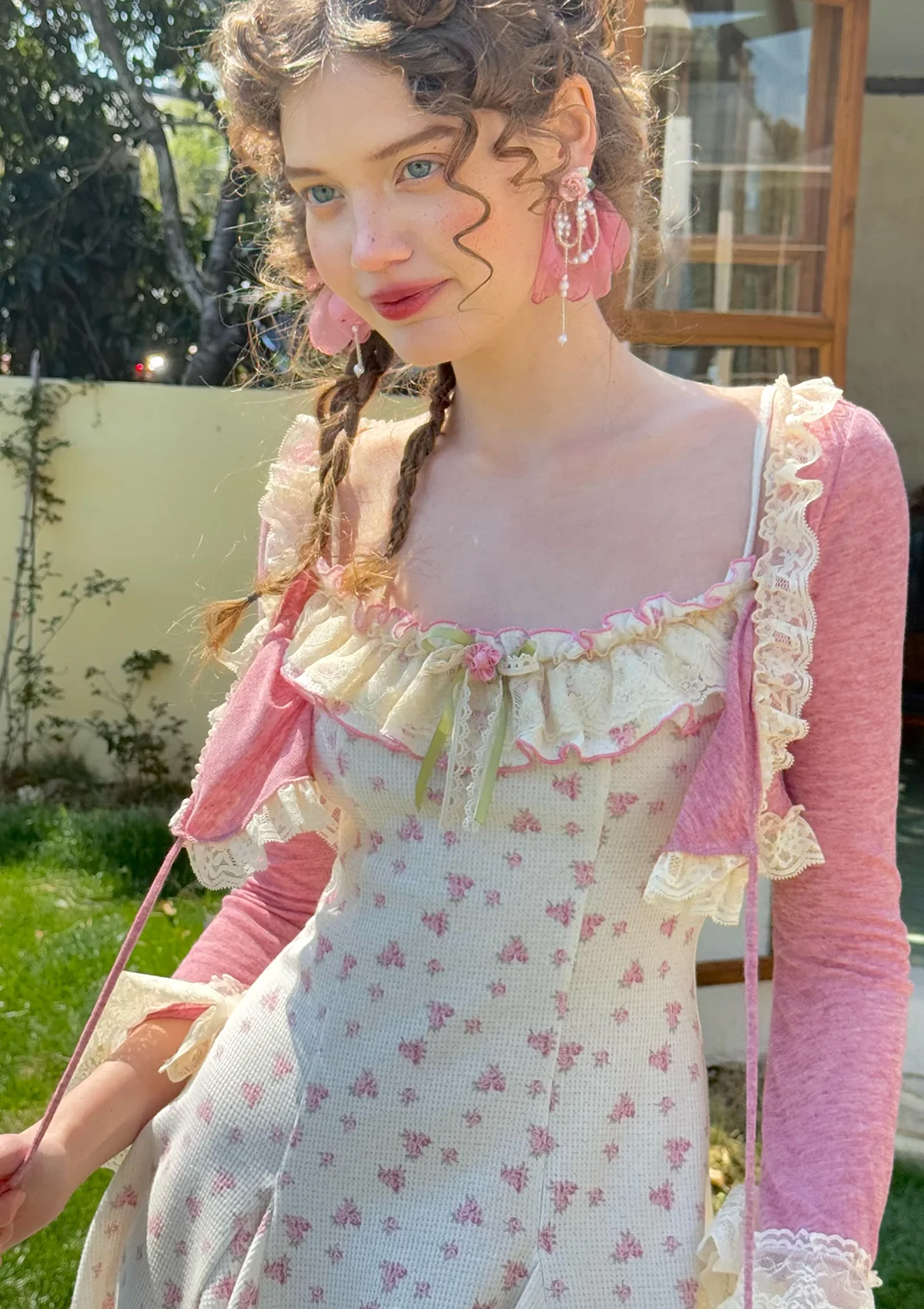 Rose Gardener Cardigan - Flockneti