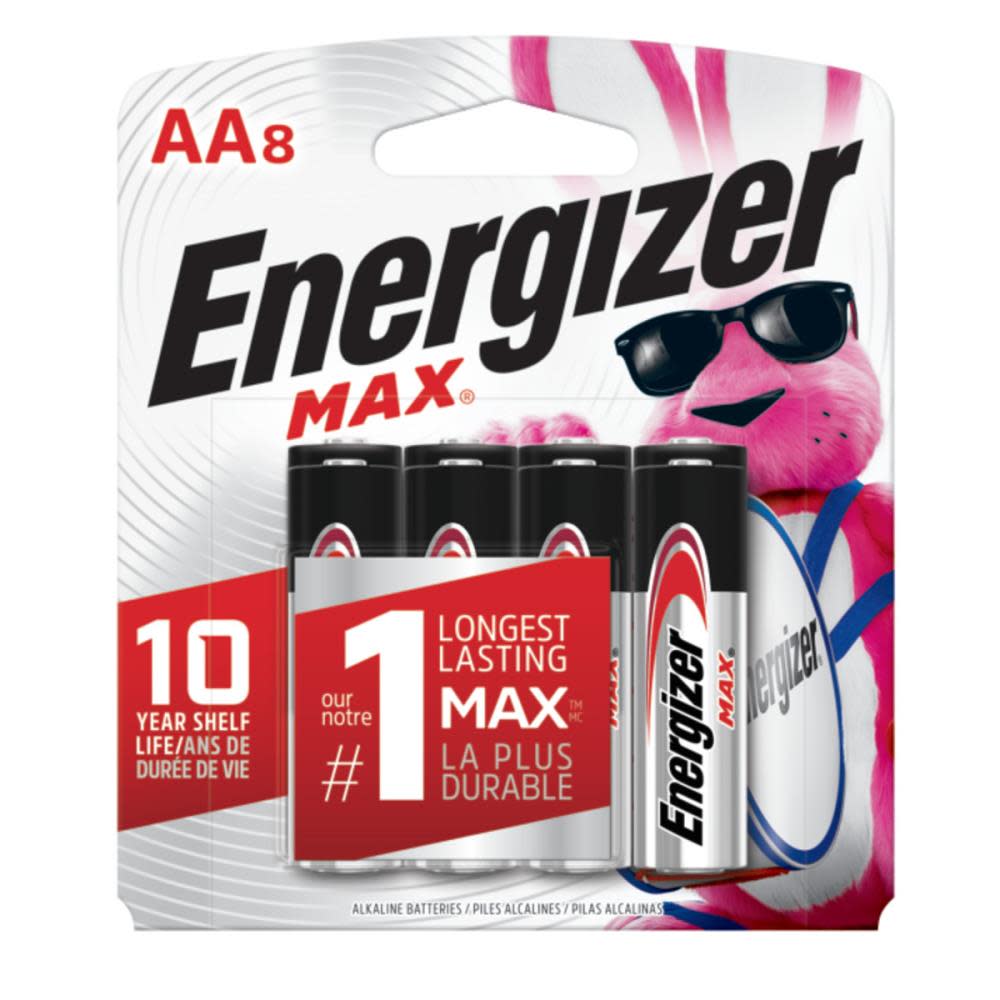 Energizer 8-Pack Aa Alkaline Battery - Flockneti