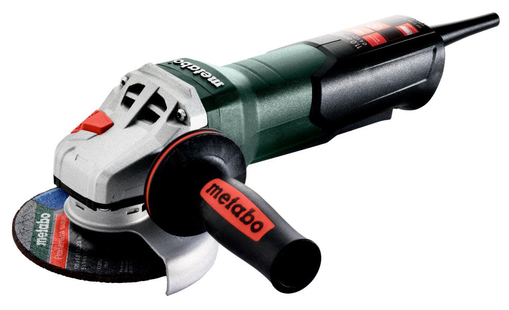 Metabo 4.5″ / 5″ Angle Grinder – 11000 RPM – 11.0 Amps with Non-Locking Paddle - Flockneti