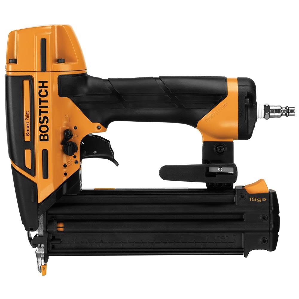 Bostitch 2.125-in x 18-Gauge Clip Head Brad Pneumatic Nail Gun Kit - Flockneti