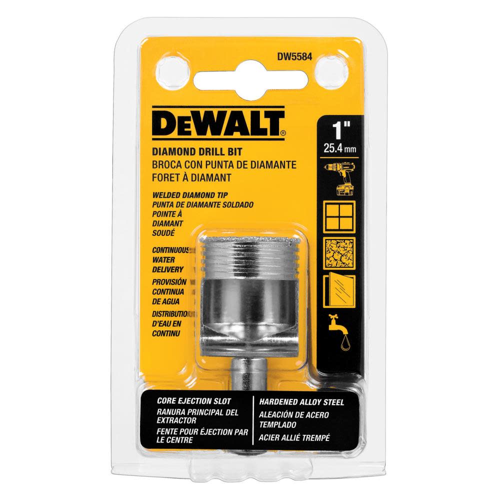 DEWALT 1 In. Diamond Tile Drill Bit - Flockneti