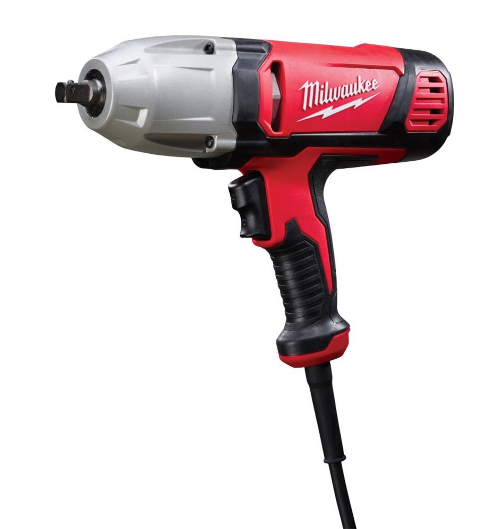 Milwaukee 1/2 in. Impact Wrench with Rocker Switch and Detent Pin Socket Retention - Flockneti