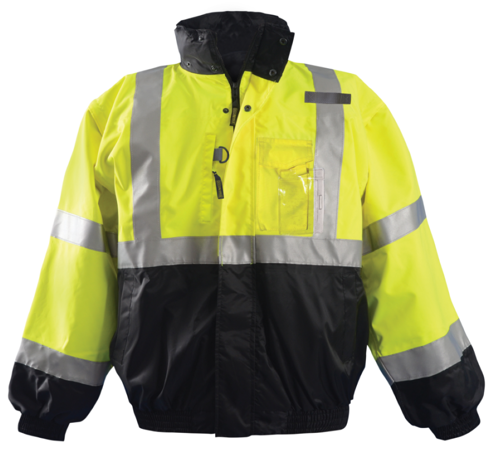 Occunomix Premium Black Bottom Bomber Jacket – Large - Flockneti