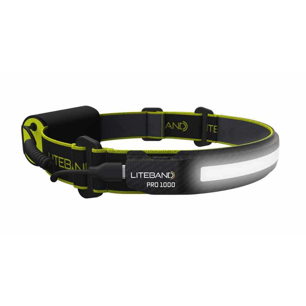 Liteband Pro 1000 WideBeam Carbon Fiber LED Rechargeable Headlamp - Flockneti