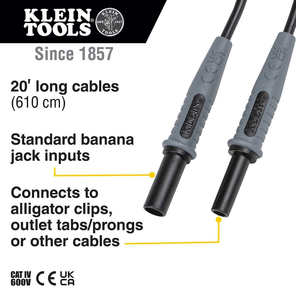 Klein Tools 20′ Lead Adapters - Flockneti