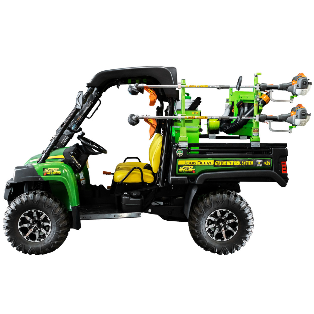 Green Touch Bed Rail System For John Deere Gator Plastic Bed - Flockneti