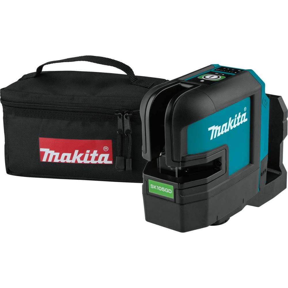 Makita 12V Max CXT Self Leveling Cross Line Green Beam Laser Bare Tool - Flockneti
