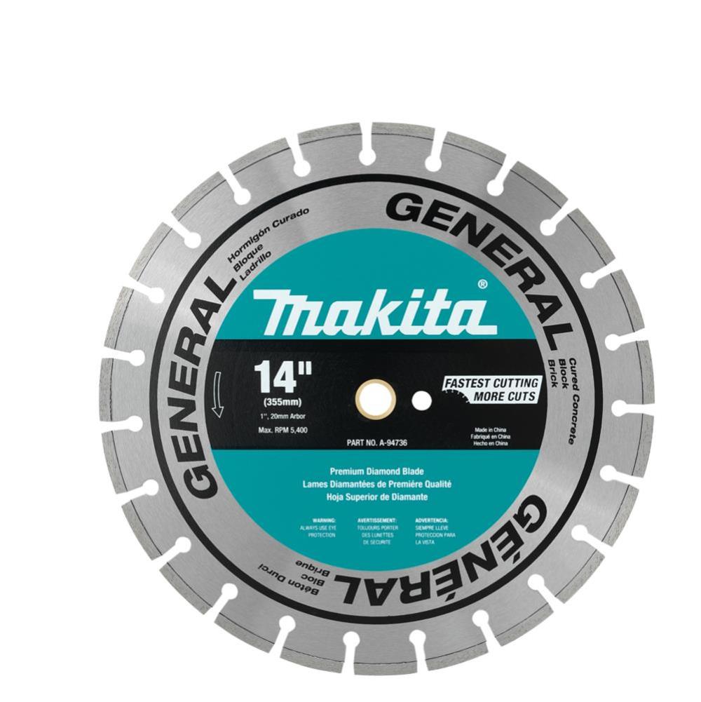 Makita 14″ General purpose segmented diamond blade - Flockneti