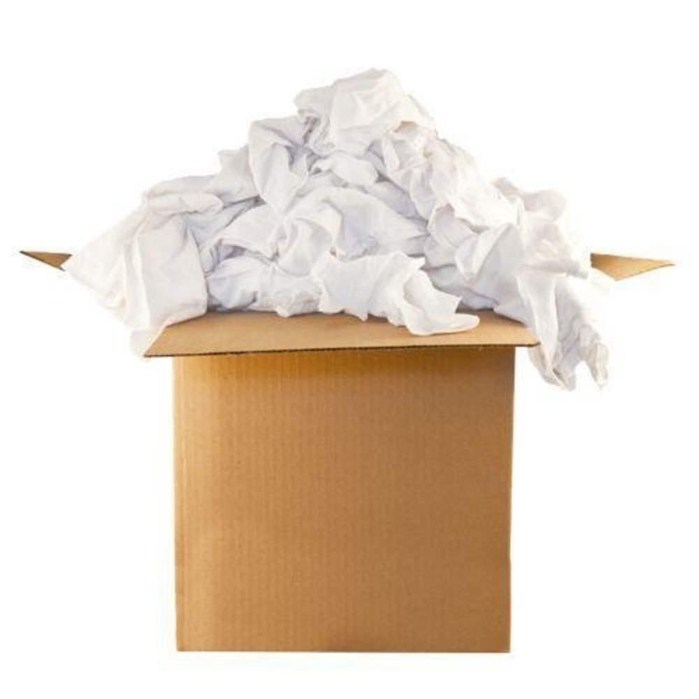 Sooner Industrial Wiping Rags Knit T-Shirt 25lb box - Flockneti