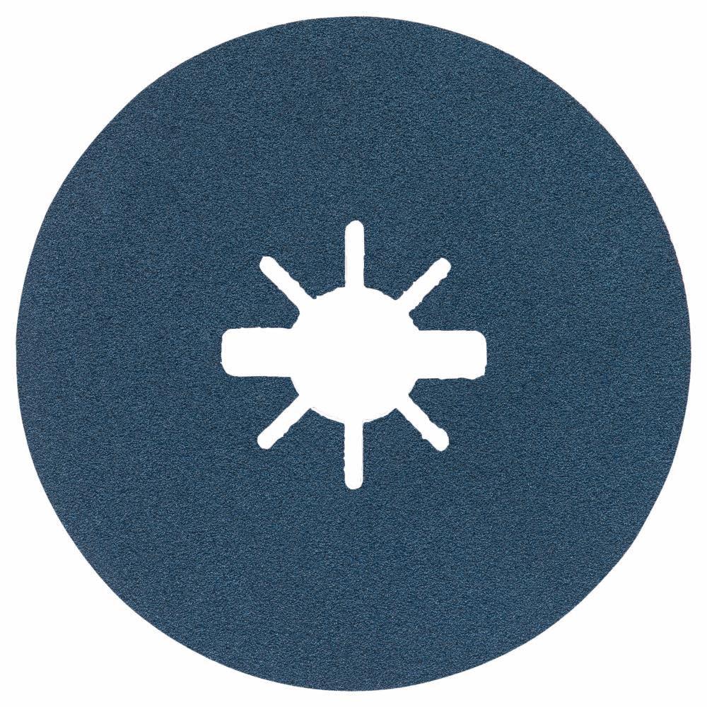 Bosch 25 pc. 5 In. 120 Grit X-LOCK Fine Grit Abrasive Fiber Discs - Flockneti