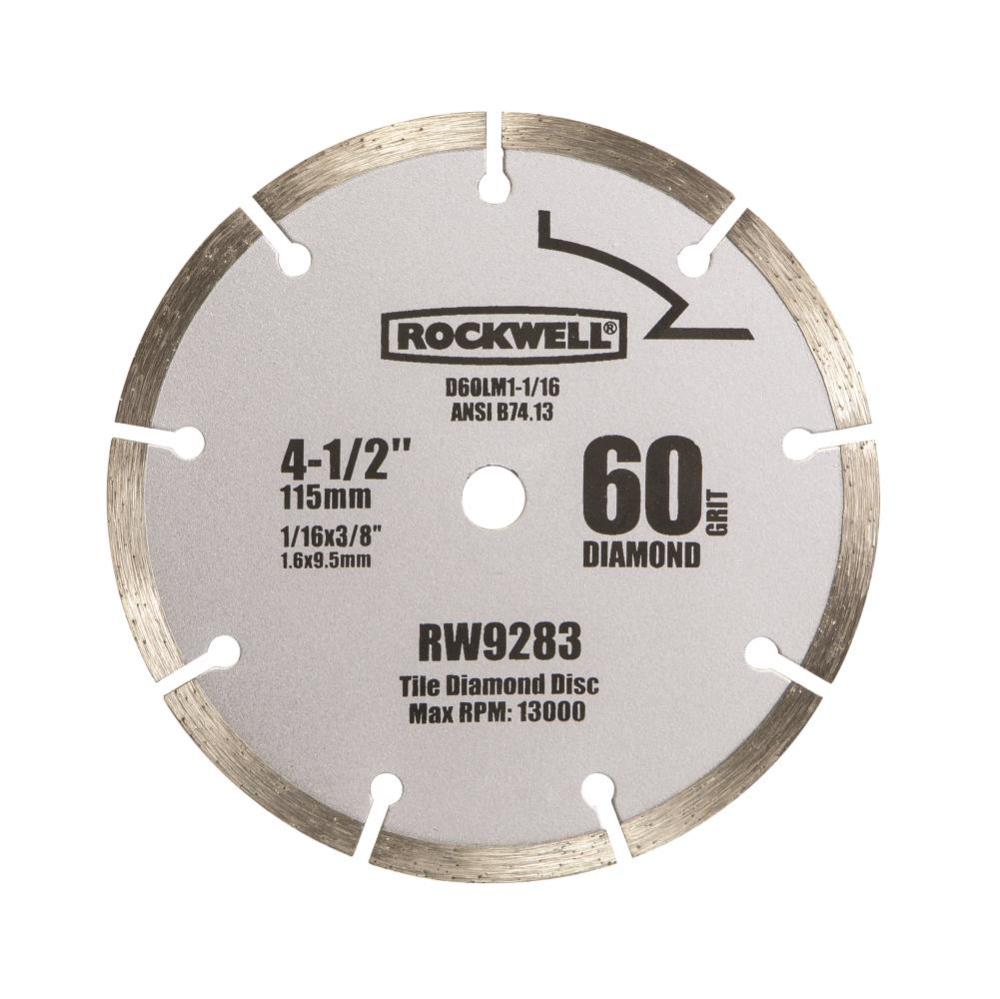 Rockwell Saw Blade Diameter 9-Tooth Dry Continuous Diamond Circular Saw Blade - Flockneti