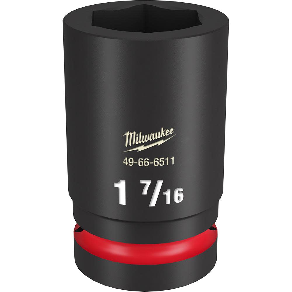 Milwaukee SHOCKWAVE Impact Duty Socket 1″ Drive 1-7/16″ Deep 6 Point - Flockneti