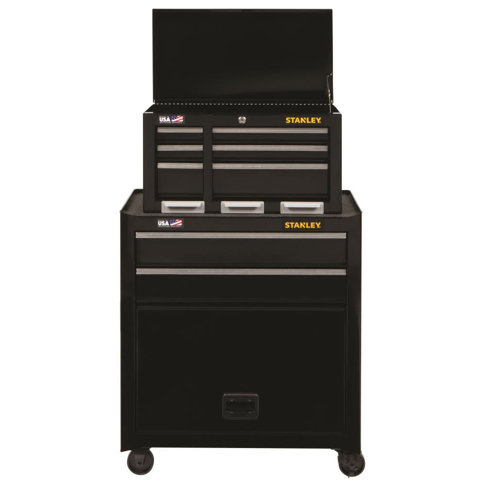 Stanley 26 in. 5-Drawer Tool Chest and Cabinet - Flockneti