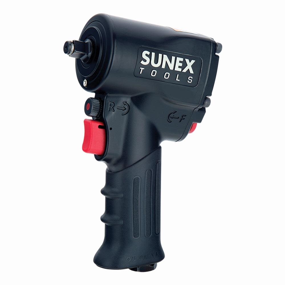 Sunex 3/8 In. Super Duty Min Impact Wrench with Grip - Flockneti