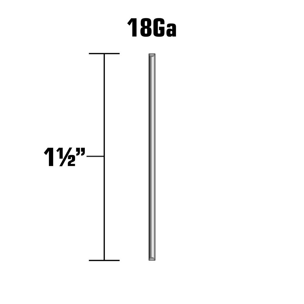 Metabo HPT 1 1/2″ 18 Gauge Brad Finish Nails 5000pk - Flockneti