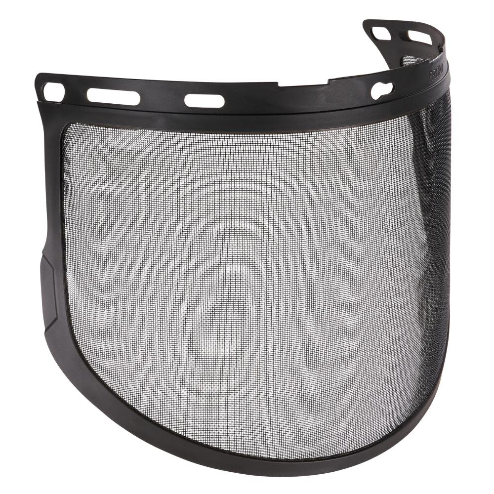 Ergodyne Black Mesh Face Shield Replacement for Hard Hat & Safety Helmet - Flockneti