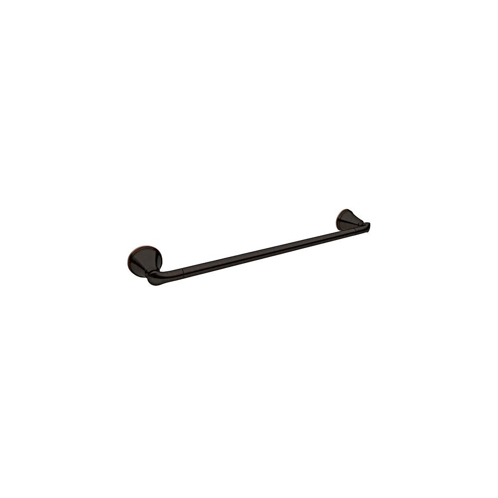 Moen Tiffin Towel Bar Bronze 18″ with Press & Mark Stamp - Flockneti