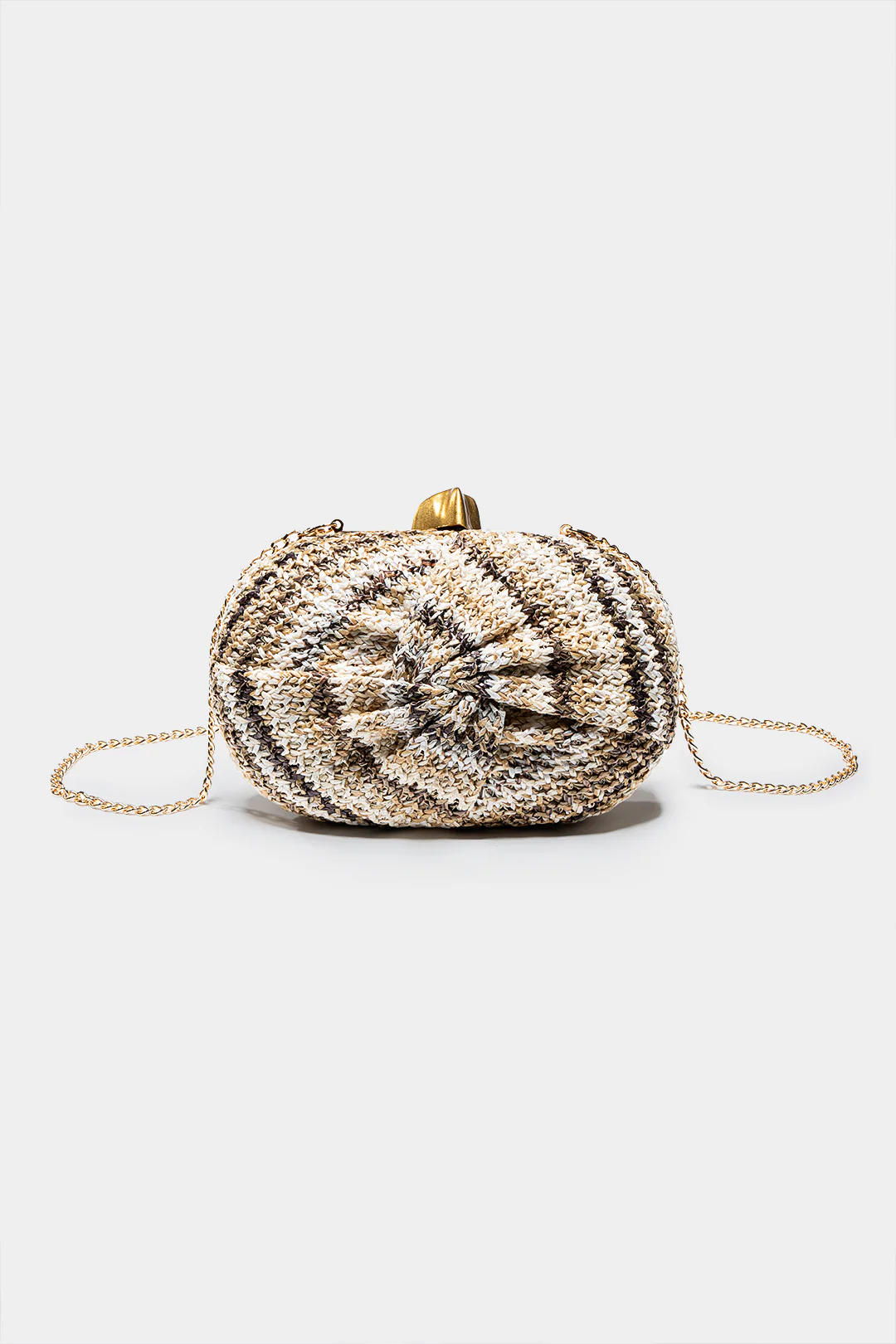 Woven Oval Tote Bag - Flockneti