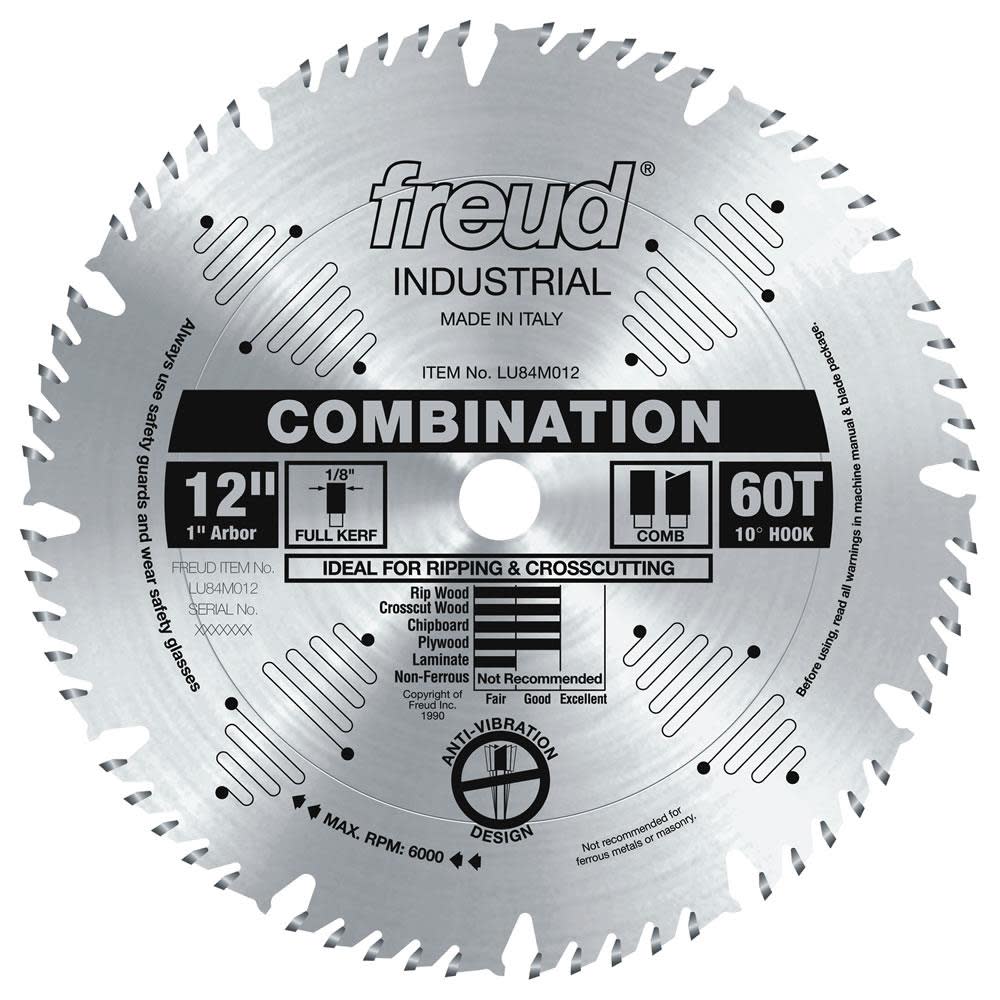 Freud 12″ Combination Blade - Flockneti