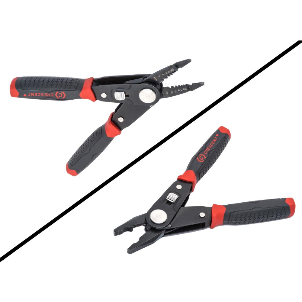 Crescent 2 in 1 Combo Dual Material Linesman’s Pliers and Wire Stripper - Flockneti