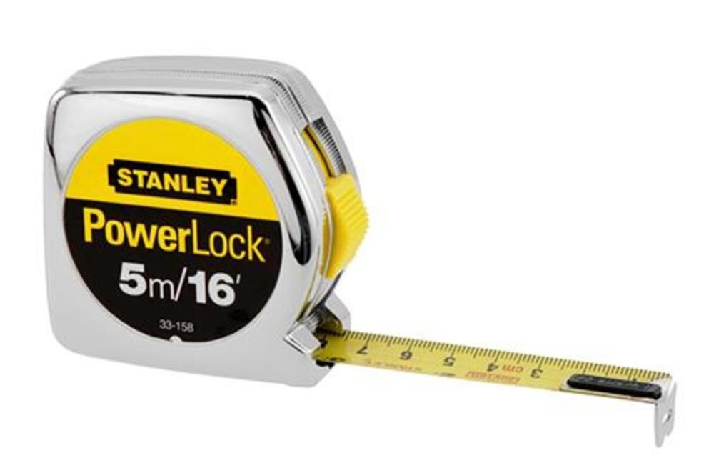 Stanley 3/4In x 16Ft/5M Powerlock Tape Rule - Flockneti