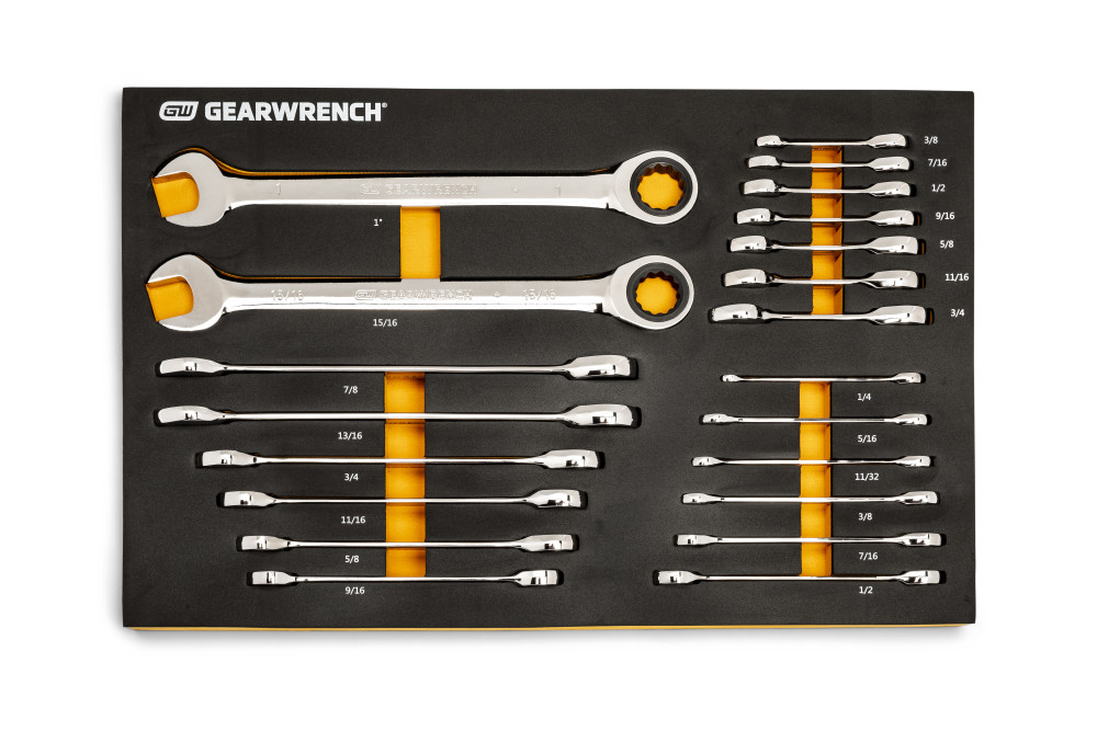 GEARWRENCH SAE Wrench Set 21pc - Flockneti