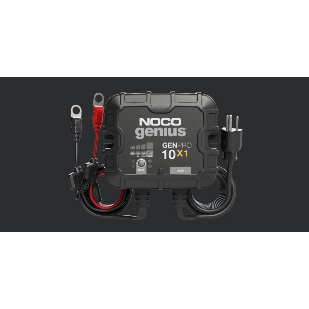 Noco Battery Charger 12V 10A Fully Automatic Waterproof On Board - Flockneti