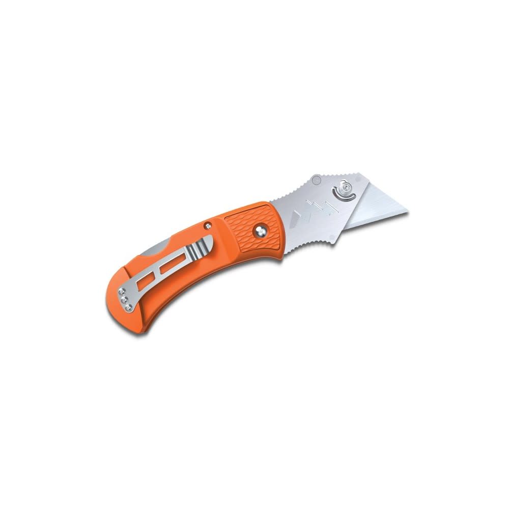Outdoor Edge BOA Razor Folding Utility Knife with 3 Blades Orange - Flockneti