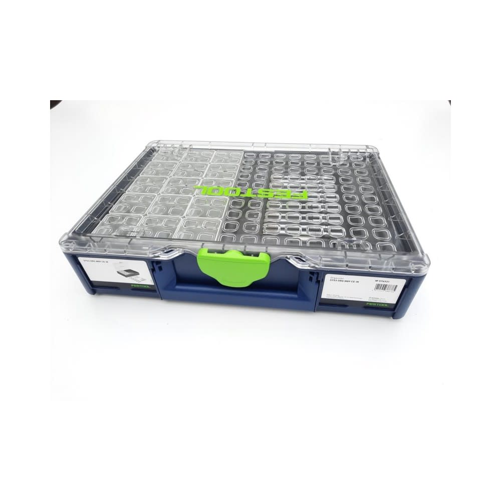 Festool Systainer3 and Bit Organizer M89 CE-F Centrotec 94pc Set - Flockneti