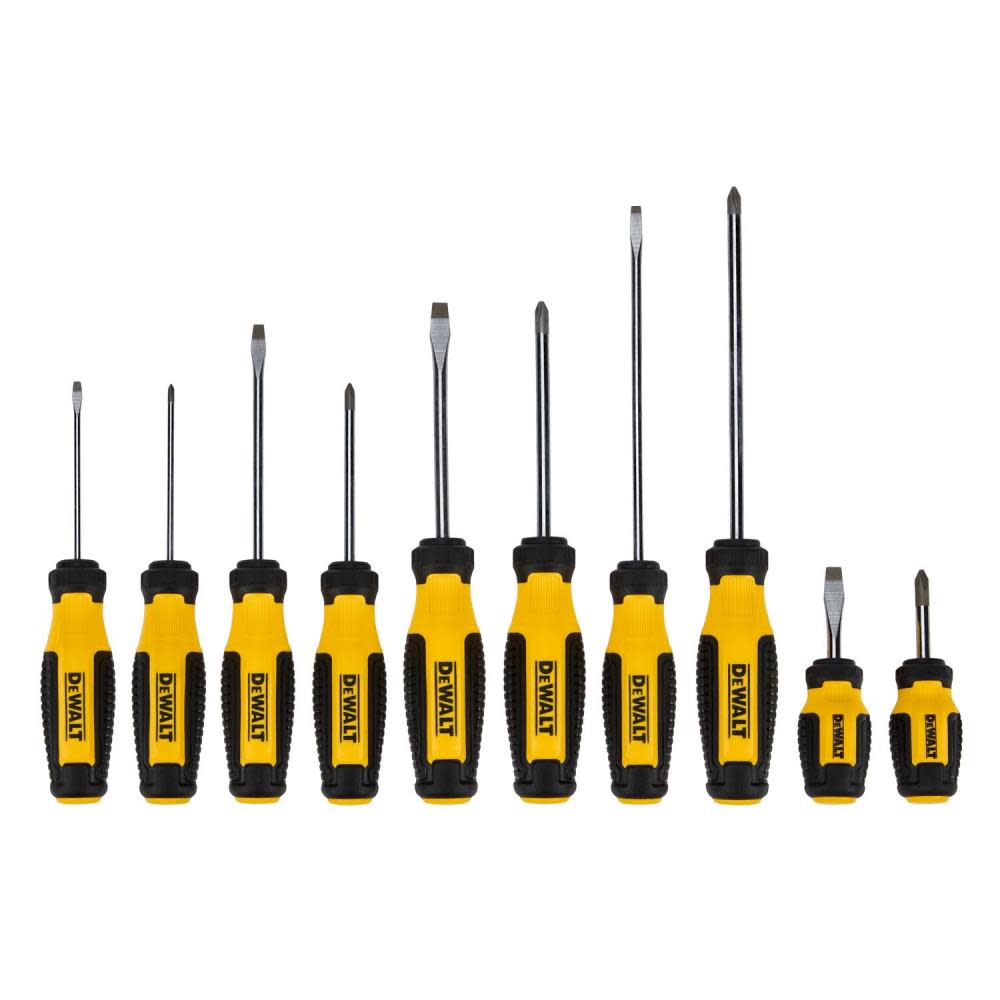 DEWALT Screwdriver Set 10pc - Flockneti