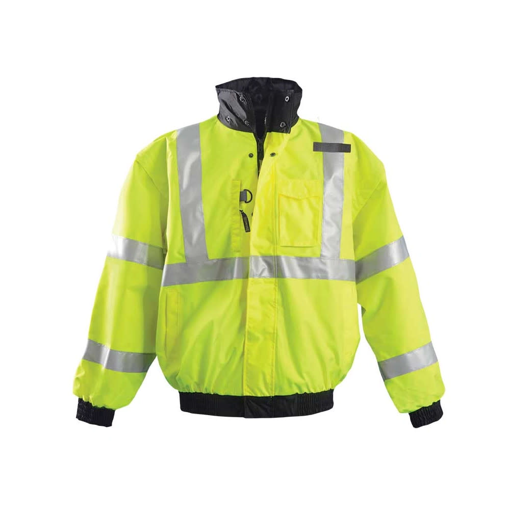 Occunomix 4X-Large Yellow Premium Four-Way Original Bomber Jacket - Flockneti