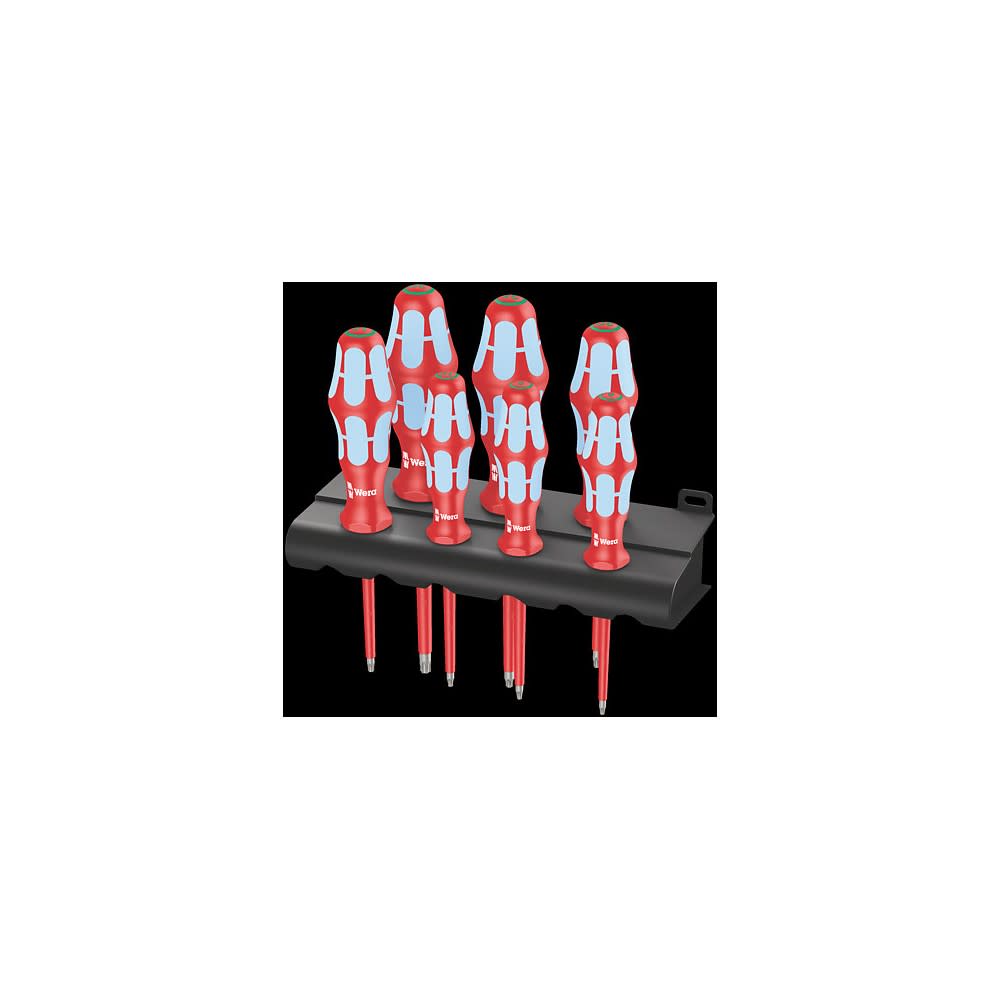 Wera Tools 3167 i/7 Torx Kraftform VDE Screwdriver Set - Flockneti