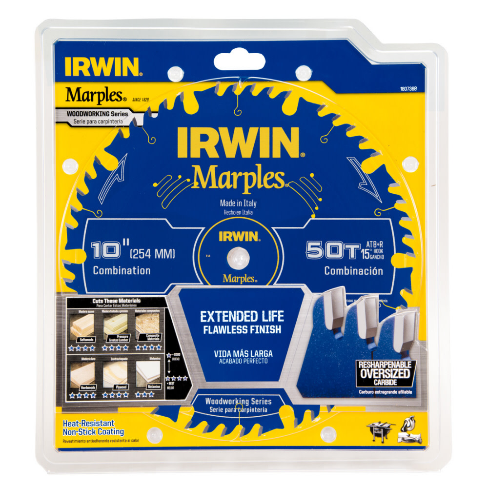 Irwin Marples WW CSB 10 In. 50T AT+R - Flockneti