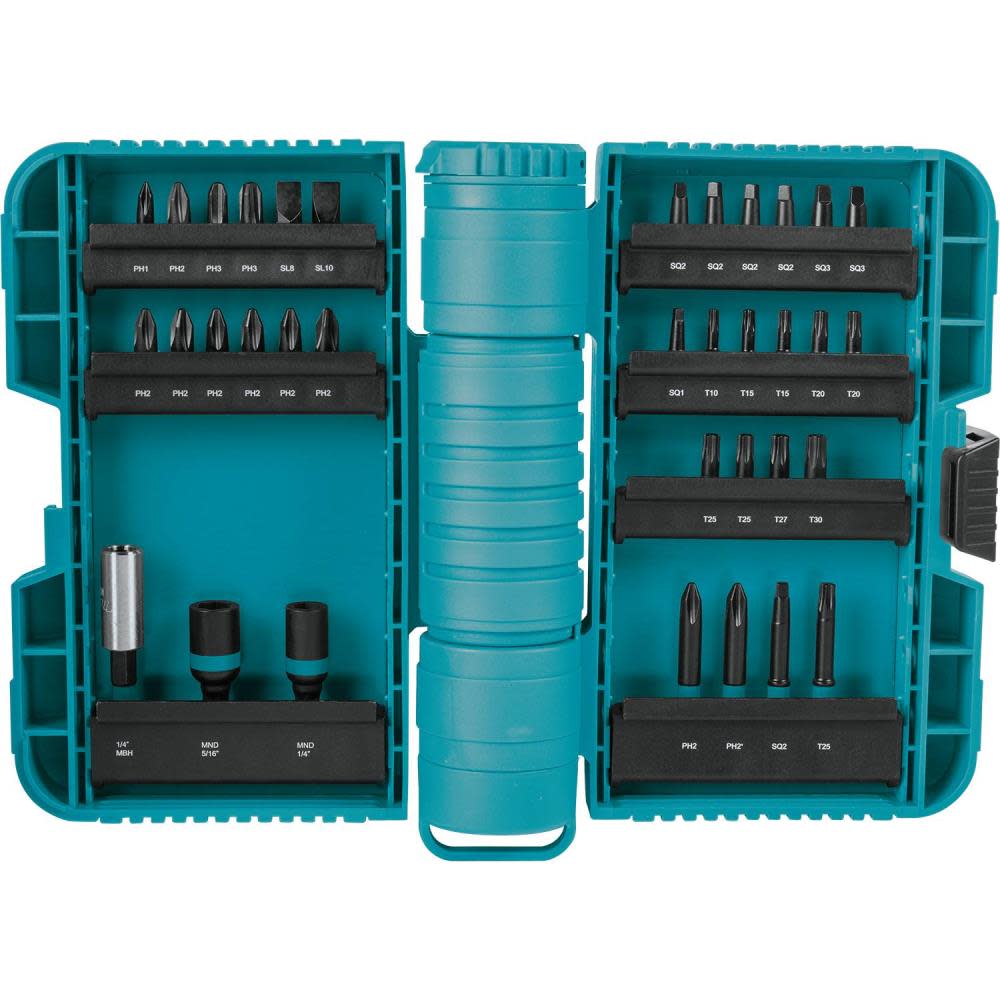 Makita 35 pc. Impact X Driver Bit Set - Flockneti
