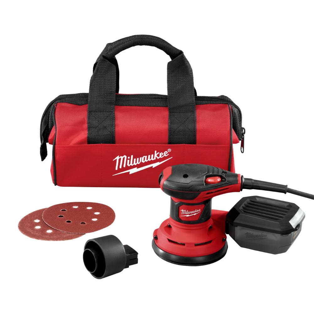 Milwaukee 5 in. Random Orbit Palm Sander - Flockneti