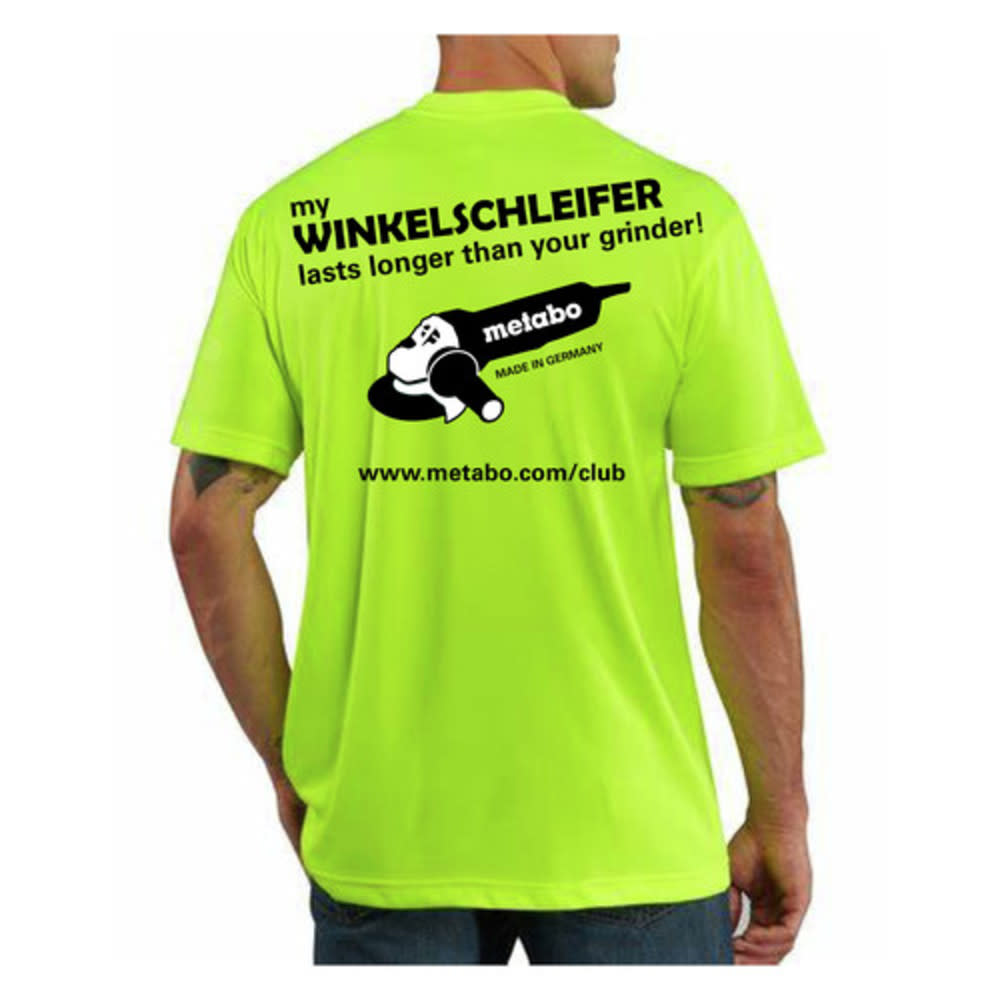 Metabo Winkelschleifer Hi Viz Short Sleeve T-Shirt XL - Flockneti