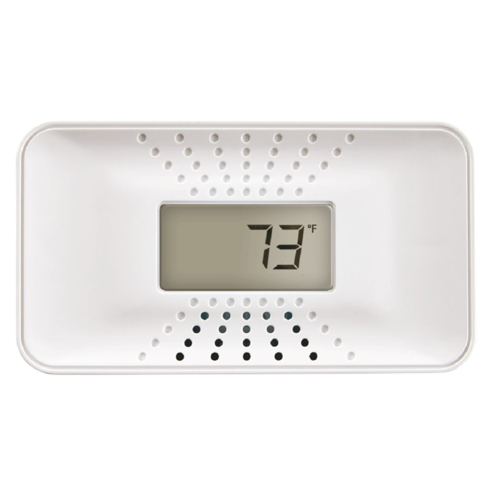 First Alert Carbon Monoxide Alarm with 10-Year Battery and Digital Temperature Display - Flockneti