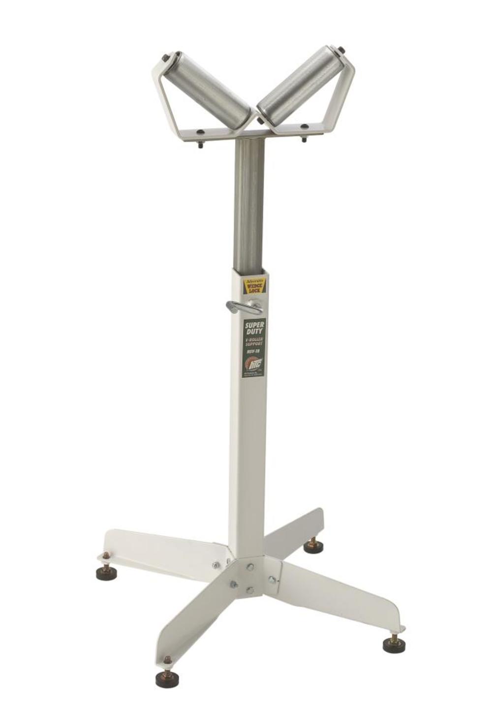 HTC Pipe Stand V Head Roller Super Duty Adjustable 26-1/2 In to 43-1/2 In Tall - Flockneti