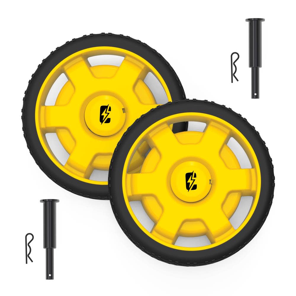Champion Power Equipment Generator Wheel Kit with Axle Folding Handle and Never-Flat Tires 2800-4750 Watt - Flockneti